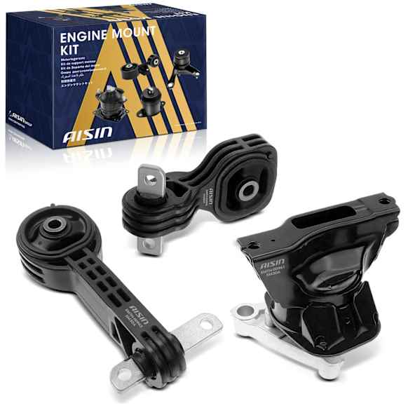 EMTH-20312 Front, Driver and Passenger Side Motor Mount, Set of 3