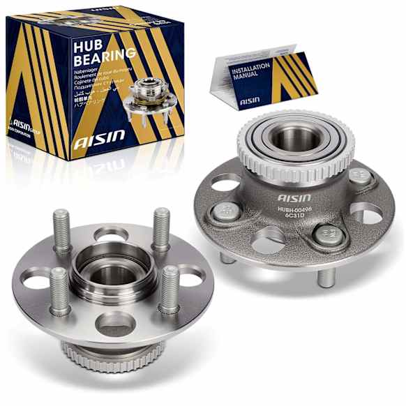 HUBH-00496 Rear Wheel Hub, 4 Lugs, 1.7L, 4Cyl