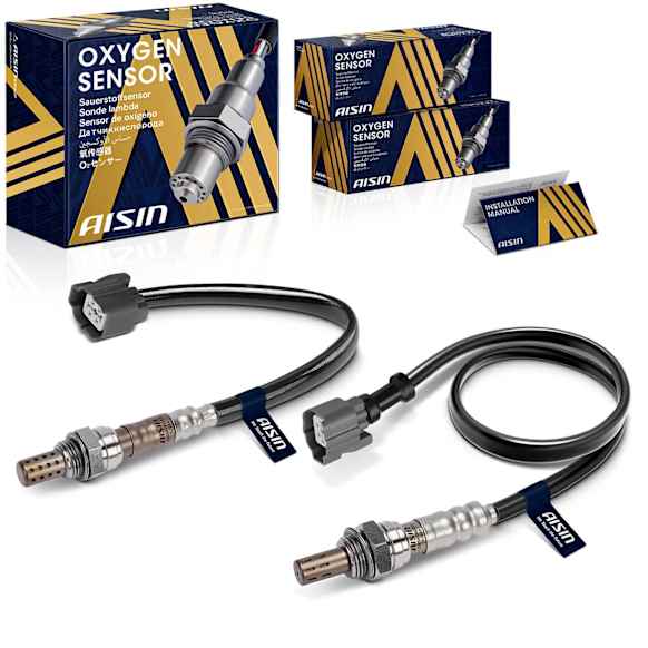 2001 Honda Accord - Before and After Catalytic Converter Oxygen Sensor, SOHC, GAS, 4-Door, Sedan, B1S1; B1S2, Set of 2, 2.3L 4Cyl