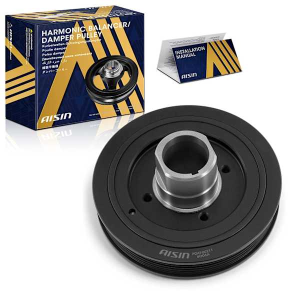 1995 Toyota T100 - Harmonic Balancer, 2.7L 4Cyl, 5-Groove Pulley, Engine Harmonic Balancer
