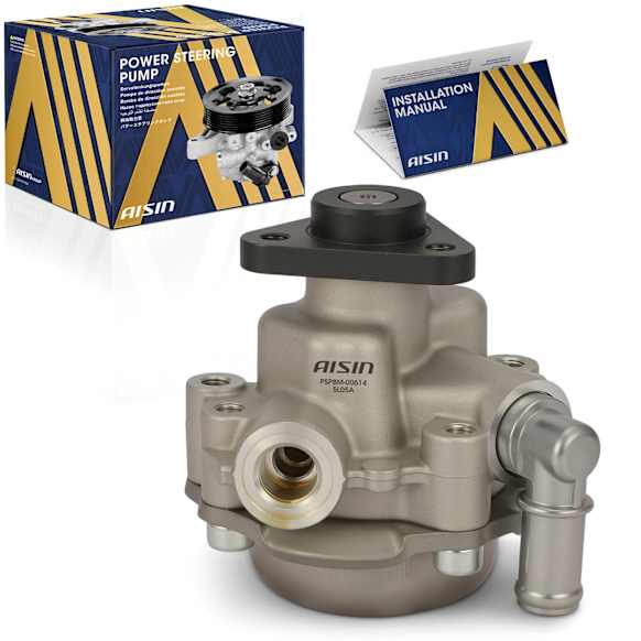 2003 BMW 325i - Power Steering Pump, DOHC, GAS, 4-Door, Sedan, 2.5L 6Cyl, Without Reservoir, Without Pulley