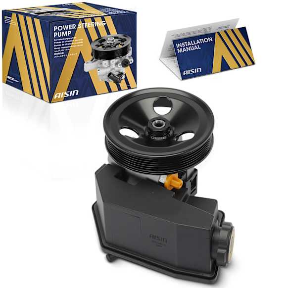 2004 Jeep Wrangler - Power Steering Pump, OHV, GAS, 2-Door, Sport Utility, With 6-Groove Pulley, 4.0L 6Cyl, With Reservoir, With Pulley