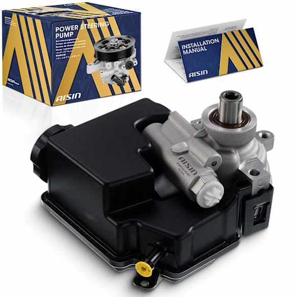 2007 Pontiac Grand Prix - Power Steering Pump, OHV, GAS, 4-Door, Sedan, Without Pulley, 3.8L 6Cyl, With Reservoir, With Pulley