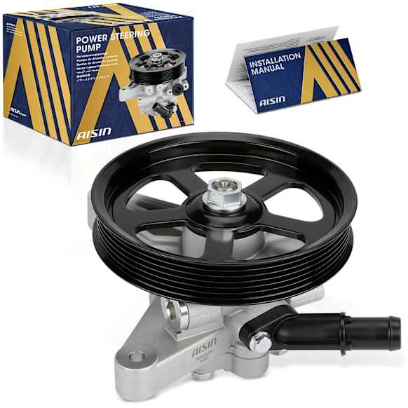 2007 Honda Pilot - Power Steering Pump, SOHC, GAS, 4-Door, Sport Utility, 3.5L 6Cyl, Without Reservoir, With Pulley