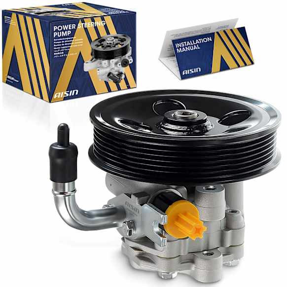2009 Hyundai Sonata - Power Steering Pump, DOHC, GAS, 4-Door, Sedan, 2.4L 4Cyl, Without Reservoir, With Pulley