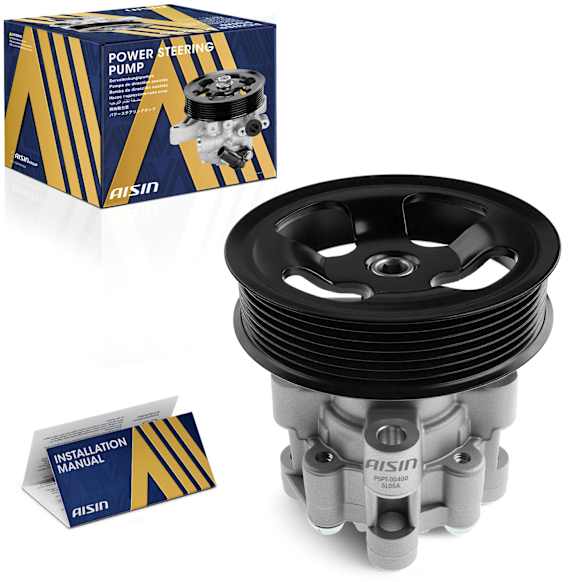 PSPT-00400 Power Steering Pump 4.0L, 6Cyl With Pulley, Without Reservoir