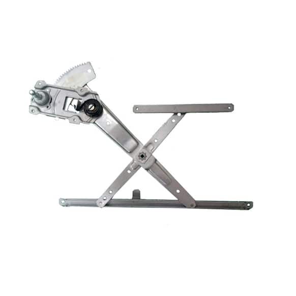 RMAT-024 Front, Passenger Side Manual Window Regulator, Without Motor