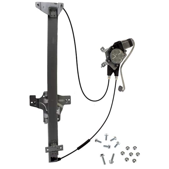 RPAFD-034 Front, Passenger Side Power Window Regulator, With Motor