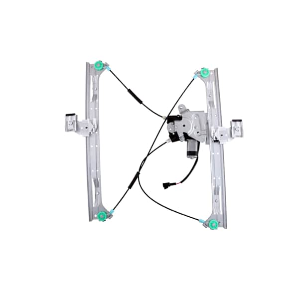 RPAGM-016 Front, Passenger Side Power Window Regulator, With Motor