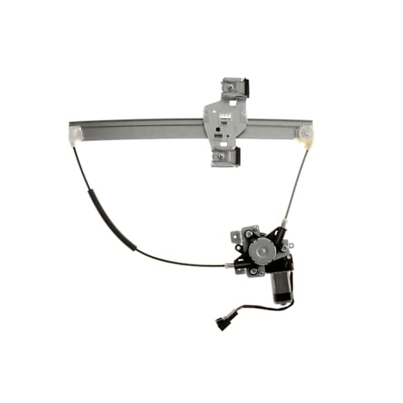 RPAGM-166 Rear, Passenger Side Power Window Regulator, With Motor