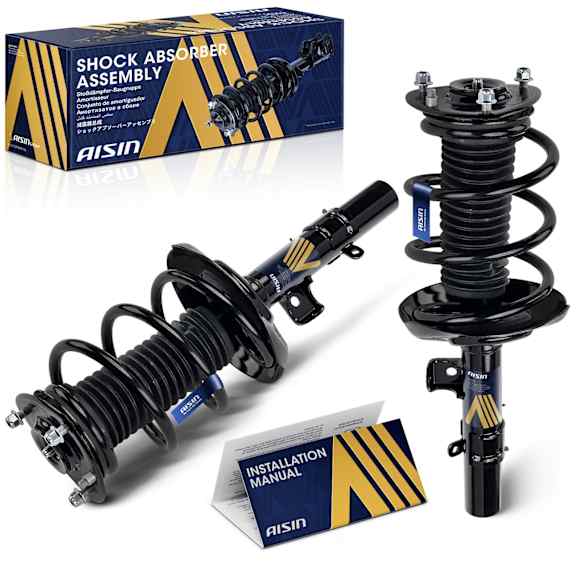 SAKH-00039 Front, Driver and Passenger Side Shock Absorber, FWD, Sedan