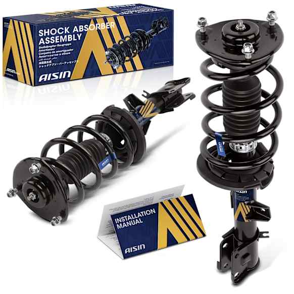 SAKKA-01169 Front, Driver and Passenger Side Shock Absorber, Sport Utility