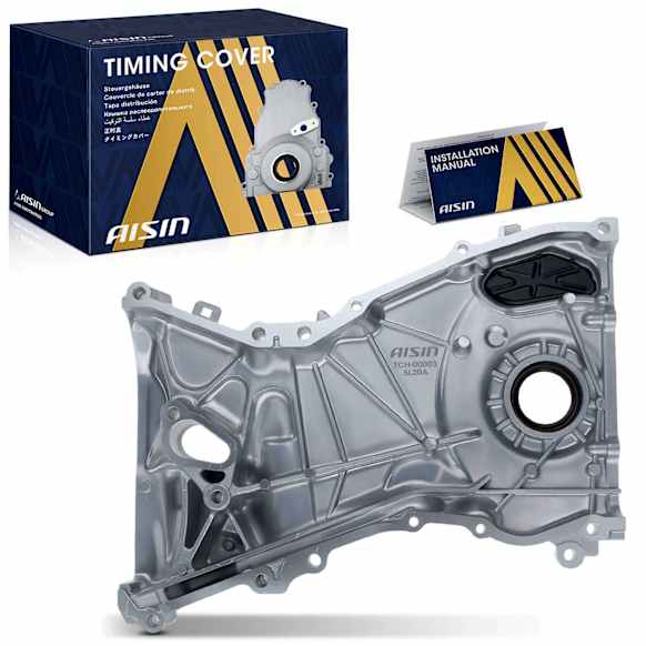 TCH-00003 Timing Cover, Silver, Aluminum