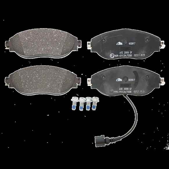 2016 Volkswagen GTI - Front ECE-R90 Euro OE Brake Pad Set, 2.0L 4Cyl, With Performance Package, Original Series