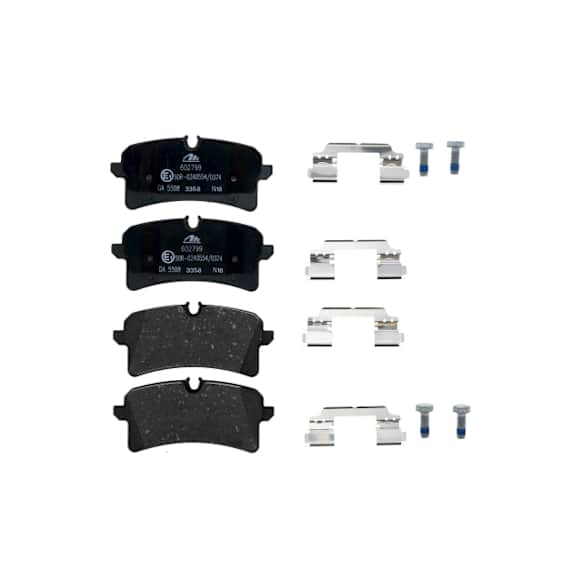 2017 Porsche Macan - Rear Brake Pad Set, 3.6L 6Cyl, Except Ceramic Composite Brakes