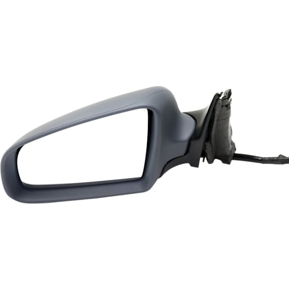 2006 Audi A4 Quattro - Driver Side Mirror,  mfrbodycodename : B7, 3rd Generation, New Body Style, Power Adjust, Heated, Paintable, Manual Folding, No Signal Light, No Blind Spot Feature, No Memory, No Puddle Light, No Auto-Dim, Sedan