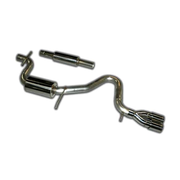 3010-22020 AWE Performance Cat-back Exhaust for Golf / Rabbit 2.5L - Chrome Tips