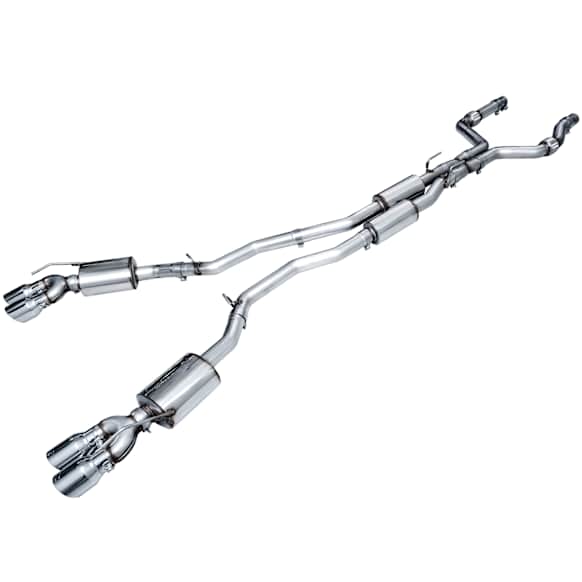 3015-42625 AWE Touring Edition Exhaust for Ford Explorer ST - Chrome Silver Tips