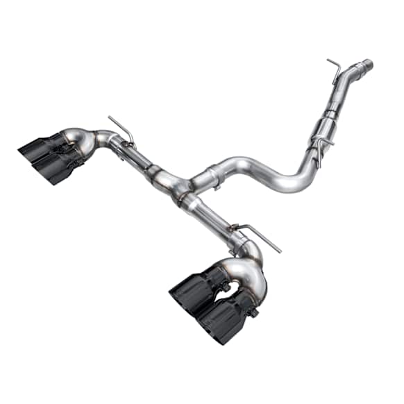 3020-43658 AWE Track Edition Exhaust for Volkswagen MK8 Golf R - Diamond Black Tips