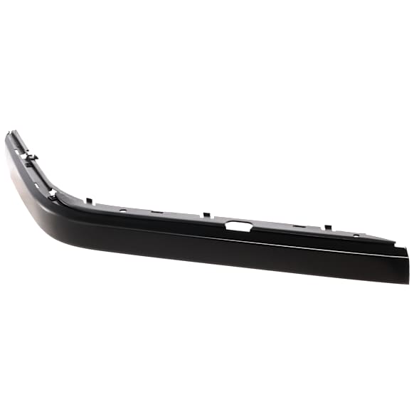 Front, Passenger Side, Outer Bumper Trim, Primed, Side Bumper Molding, Without Parking Aid Sensor Holes, Base Model