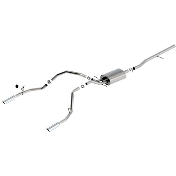140535 Cat-Back Exhaust System, 5.3L, 8Cyl, Made of Stainless Steel, Touring Series