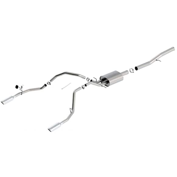 140572 Cat-Back Exhaust System, 6.2L, 8Cyl, Made of Stainless Steel, ATAK Series