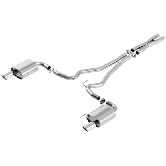 2016 Ford Mustang - S-type Series, Cat-Back, Exhaust System, 5.0L 8Cyl, Made of Stainless Steel