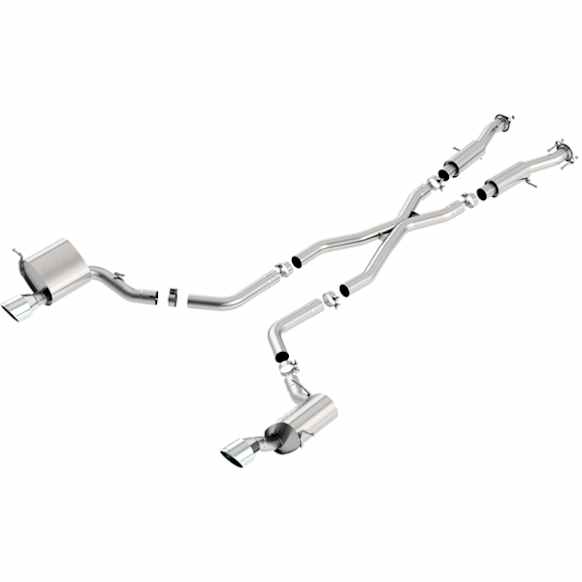 140633 Cat-Back Exhaust System, 6.4L, 8Cyl, Made of Stainless Steel, ATAK Series