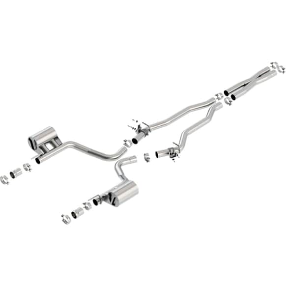 140641 Cat-Back Exhaust System, 6.4L, 8Cyl, Made of Stainless Steel, ATAK Series
