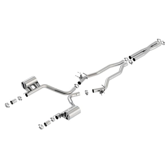 140675 Cat-Back Exhaust System, 6.4L, 8Cyl, Made of Stainless Steel, ATAK Series