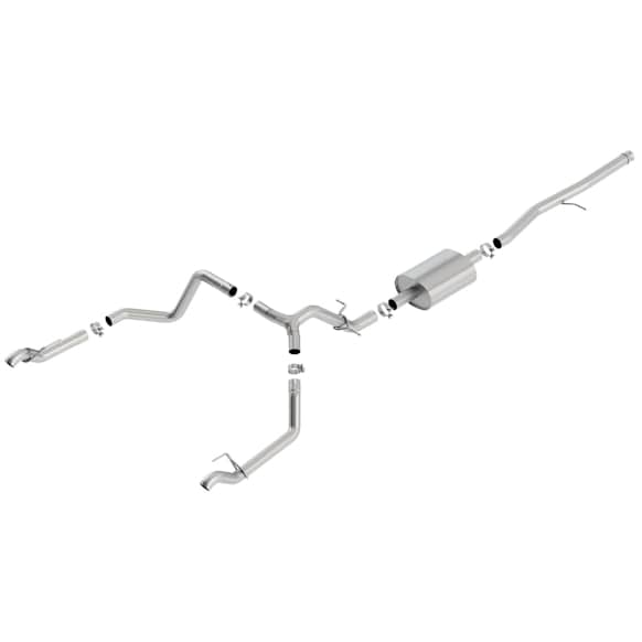 140769 Cat-Back Exhaust System, 5.3L, 8Cyl, Made of Stainless Steel, S-type Series