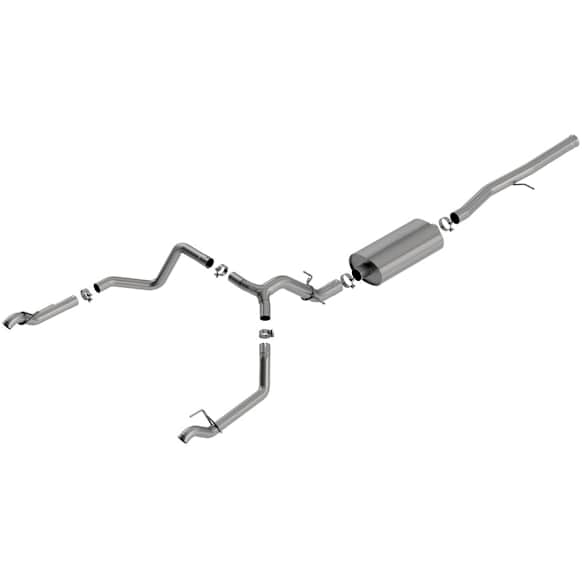 140771 Cat-Back Exhaust System, 6.2L, 8Cyl, Made of Stainless Steel, Touring Series