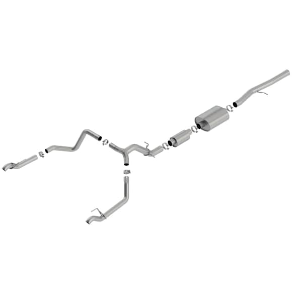 2020 GMC Sierra 1500 - S-type Series, Cat-Back, Exhaust System, 6.2L 8Cyl, Made of Stainless Steel