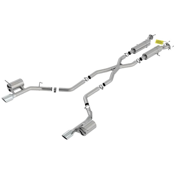 140791 Cat-Back Exhaust System, 6.4L, 8Cyl, Made of Stainless Steel, S-type Series