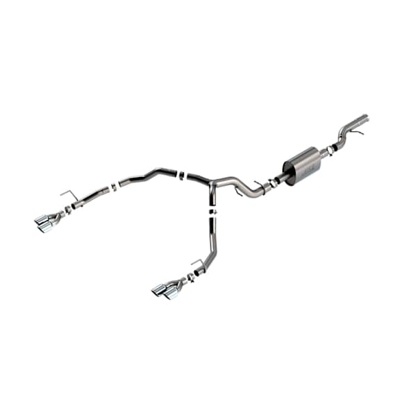 140859 Cat-Back Exhaust System, 6.2L, 8Cyl, Made of Stainless Steel, S-type Series