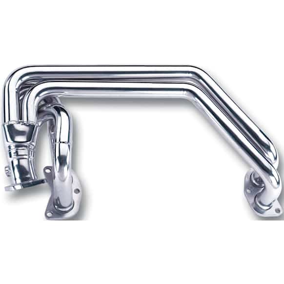 17217 Headers Shorty, Natural, Made of Stainless Steel