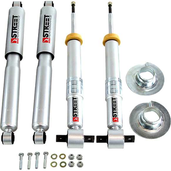 9693 Front and Rear, Driver and Passenger Side Shock and Bare Strut, Street Performance Series