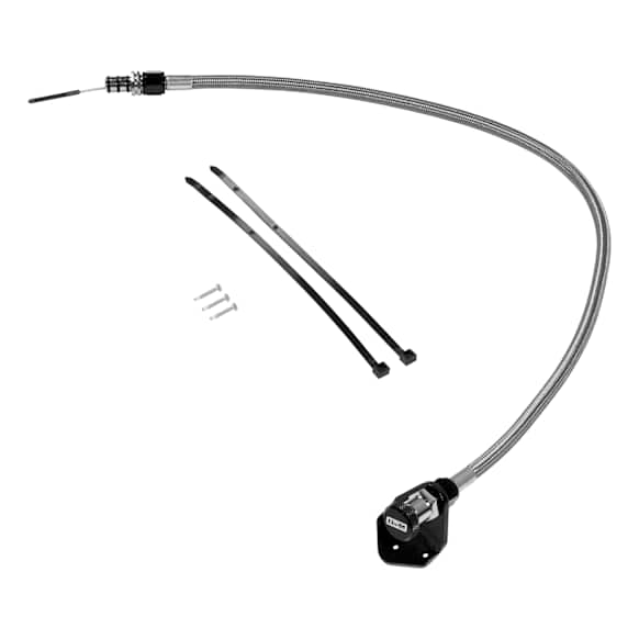 22173 Performance Replacement Series Automatic Transmission Dipstick - Black, Steel, Locking, Direct Fit, Sold Individually