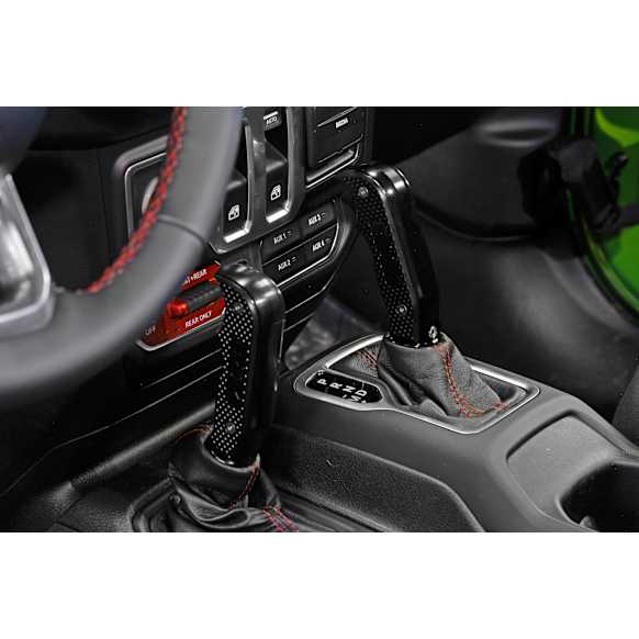 81103 Performance Replacement Series Shift Knob - Anodized Black, Aluminum, Direct Fit, Set of 2