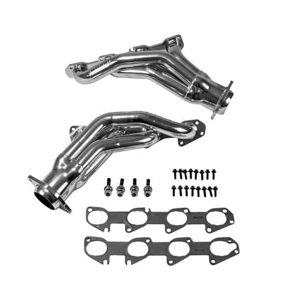 40130 Headers Shorty, Silver Ceramic Coated, Made of Steel