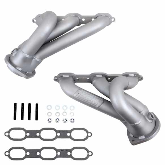 4040 Headers Shorty, Titanium Ceramic Coated, Made of Steel