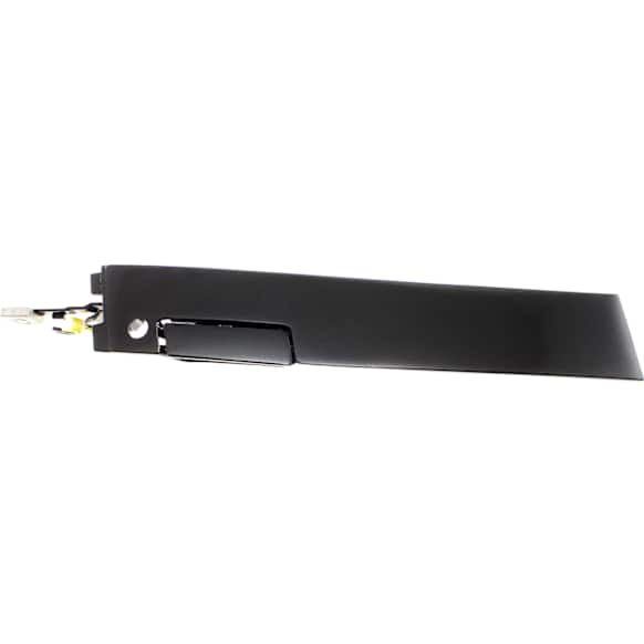 Front, Driver Side Smooth Black Exterior Door Handle, With Key Hole