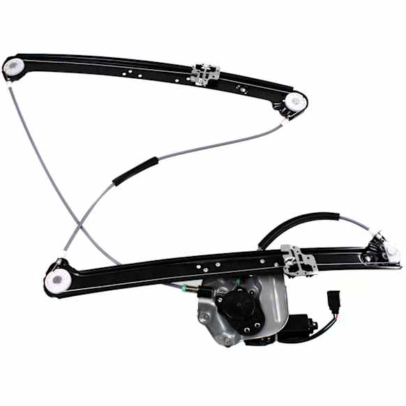Front, Driver Side Power Window Regulator, With Motor