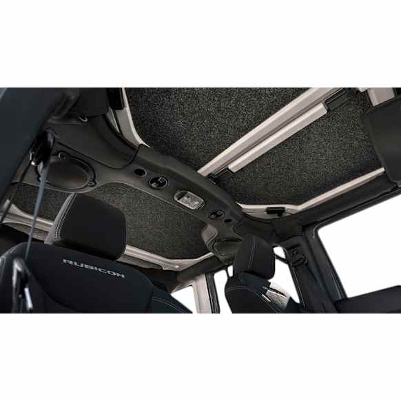 HLJK112DRK Headliner - Black, Polypropylene, Direct Fit, Set of 4