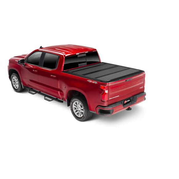 448130 BAKFlip MX4 Series Hard Folding Tonneau Cover, Aluminum Fits Approx. 5 ft. 6 in. Bed