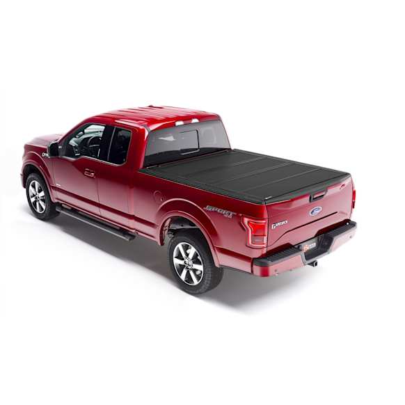 448329 BAKFlip MX4 Series Hard Folding Tonneau Cover, Aluminum Fits Approx. 5 ft. 6 in. Bed