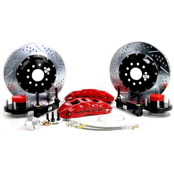 4261619B Big Brake Kit - Black Powdercoat Caliper, 2-Wheel Set