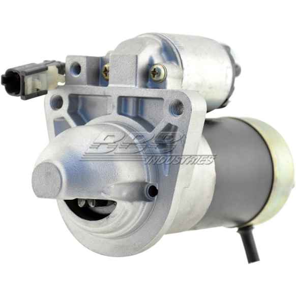 2009 Nissan Titan SE 8 Cyl 5.6L - Starter, FLEX, 5.6L 8Cyl, New, 2.0 kW, Solenoid Attached; Starter Drive Included; Closed Nose Cone Type