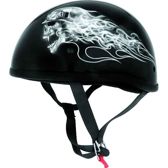 646931 Skid Lids Biker Skull Original Helmet - 2XL