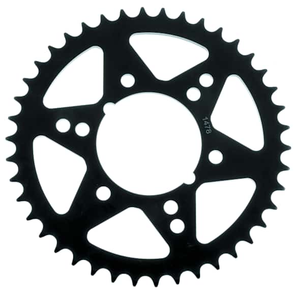1984 Kawasaki ZX550 GPZ - Kaw Polaris Rear Steel Sprocket 520 40T - Black, Steel, Black